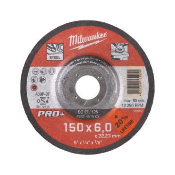 Milwaukee Slibeskive Metal SG 27/150x7 Pro+ 4932471387