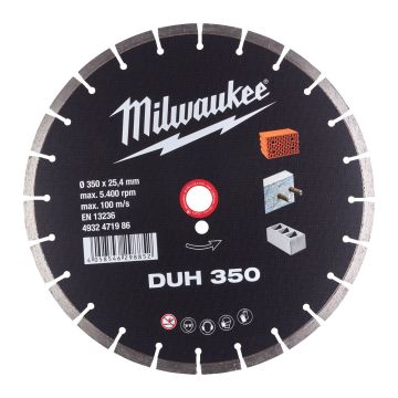 Milwaukee Diamantskive DUH350mm 4932471986