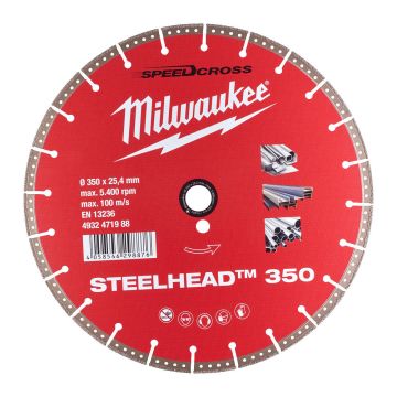 Milwaukee Diamantskive DH Steel Head 350 4932471988