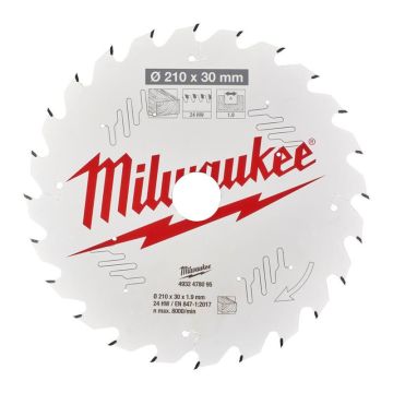 Milwaukee Savklinge bordsav W 210x30x24T 4932478095