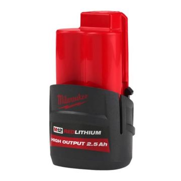 Milwaukee M12 2,5 AH HIGH OUTPUT™ Batteri 4932480164