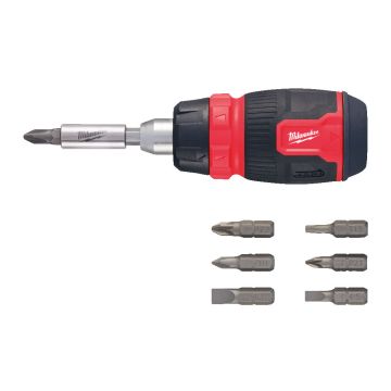 Milwaukee skruetrækker 8-I-1 m/skralde - Kompakt 48222913