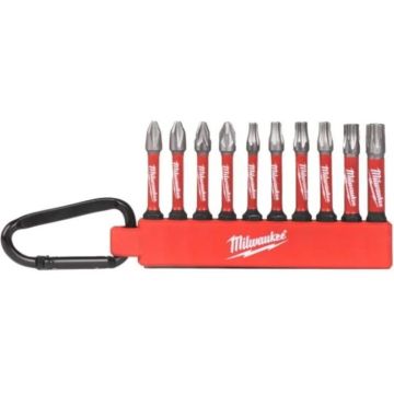 Milwaukee Bitsæt 50mm med nøglering - 10 stk. 4932480941