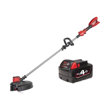 Milwaukee Akku græstrimmer M18 BLLT med 4 Ah batteri 4933500152