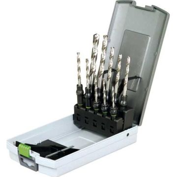 Festool Borkassette HSS D3-10 CE/10 (3-10mm) | 10 stk 495128