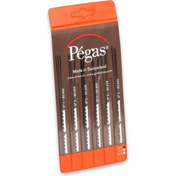 Pegas Start pakke med dekupøsavklinger 130mm ass. 18 stk. AX502331