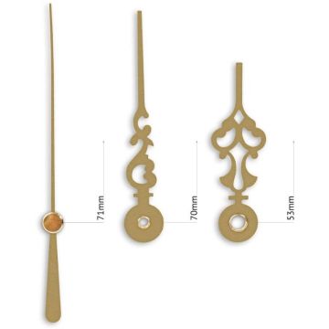 CraftProKits Visere Type E - Guld 152mm AX502683
