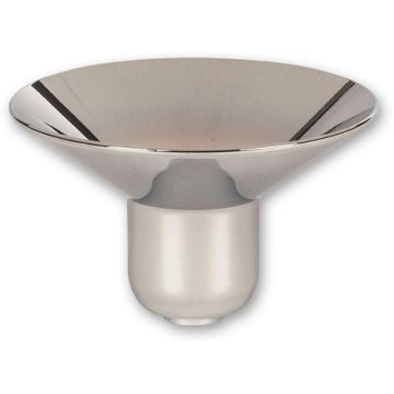 CraftProKits Deluxe Lysholder med Bred Lysmanchet - Krom AX506389