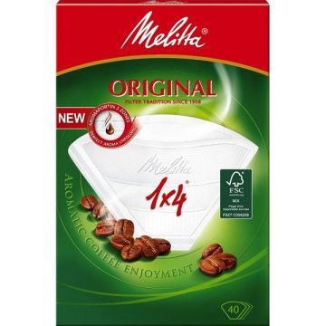 Melitta Kaffefilter Original 1x4 - 80 stk. 375101003