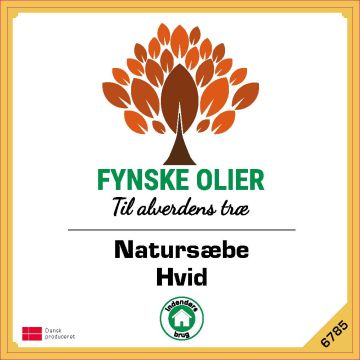 Fynske Olier Natursæbe - Hvid 2,5 Liter 6786 67860025