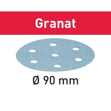 Festool StickFix-slibepapir Ø 90 mm Granat K800 498327