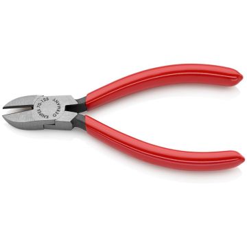 Knipex Skævbider sort atramenteret, betrukket med kunststof 125 mm KN-7001125SB