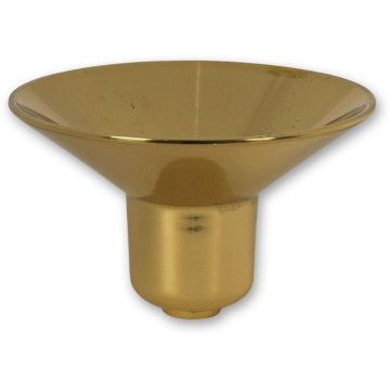 CraftProKits Deluxe Lysholder med Bred Lysmanchet - Messing AX700252