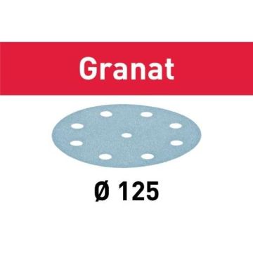 Festool StickFix-slibepapir Ø 125 mm Granat P240 497173