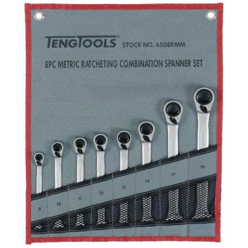 Teng Tools Skraldenøglesæt 6508RMM 167150101