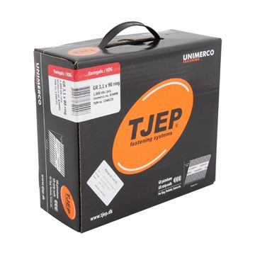 TJEP GR31/90 Ringsøm varmgalv., Reduced head. Maxibox 1.800 TJ834090