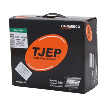 TJEP GR31/80 Glat blank, Reduced head. Box 1.800 pcs TJ834282