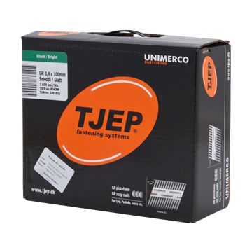 TJEP GR34/100 Glat blank, Reduced head. Box 1.600 pcs TJ834299