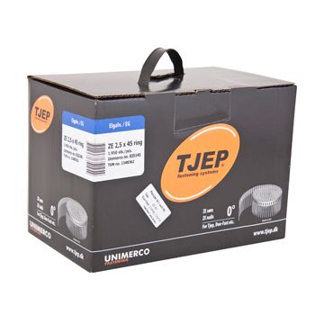 TJEP ZE25/45 Ringsøm elgalv., t/gips. Box 1.950 stk. TJ835145
