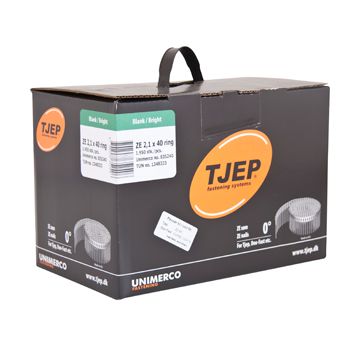 TJEP ZE21/40 Ringsøm blank, Full head. Box 1.950 pcs. TJ835240