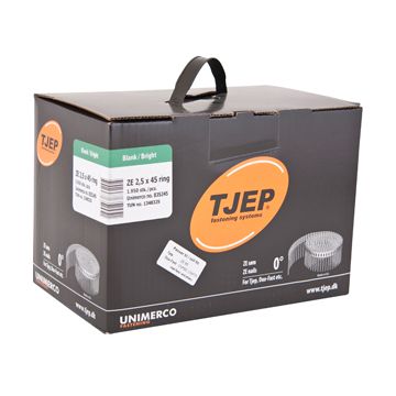 TJEP ZE25/45 Ringsøm blank, Full head. Box 1.950 pcs. TJ835245