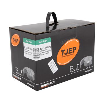 TJEP ZE25/65 Tromlesøm blank, Full head. Box 1.300 pcs. TJ835265