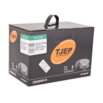 TJEP ZE25/75 Ringsøm blank, Full head. Box 1.300 pcs. TJ835275