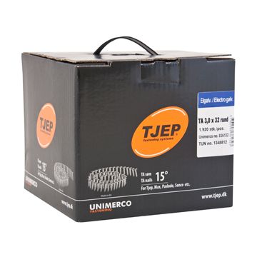 TJEP TA30/32 Elgalv., t/tagpap. Box 1.920 stk. TJ836132
