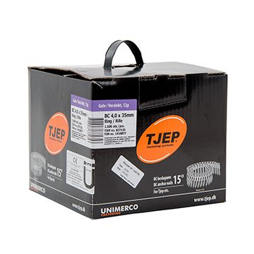 TJEP BC40/35 Kamsøm elgalv., Full head. Box 1.600 pcs. TJ837135