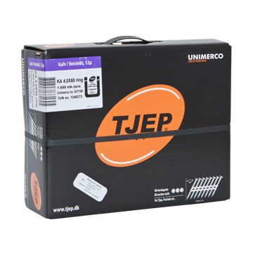 TJEP KA40/60 Kamsøm elgalv., Full head. Box 1.600 pcs. TJ837160