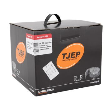 TJEP PC28/90 Ringsøm varmgalv., Full head. Box 1.600 pcs. TJ839090
