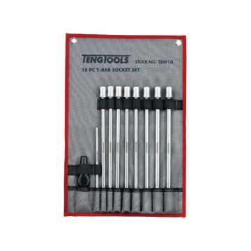 Teng Tools 3/8" Topnøglesæt med T-håndtag TBW10 178791000