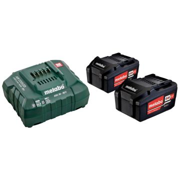 Metabo Basissæt 2x4,0 ah Lipower + ASC55 685050000
