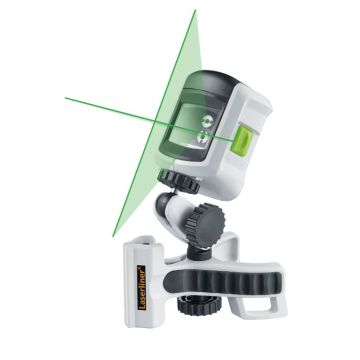 Laserliner Krydslinjelaser grøn m/justerbar universal klemholder 1H+1V 87081336