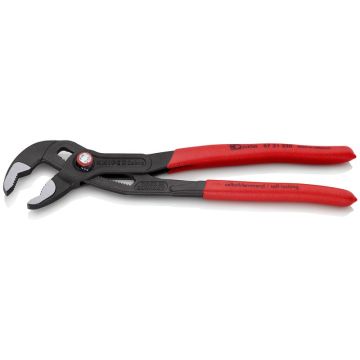 Knipex KNIPEX Cobra® QuickSet Hightech-vandpumpetang grå atramenteret, betrukket med skridhæmmende kunststof 250 mm KN-8721250