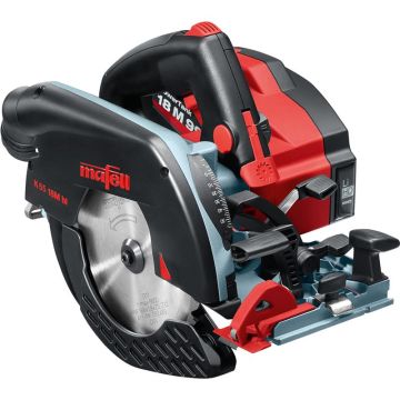 Mafell Akku håndrundsav K 55 18M bl i T-MAX kasse MA-91D601