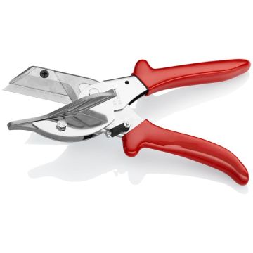 Knipex Geringssaks til kunststof- og gummiprofiler forkromet, med kunststof-håndtag 215 mm KN-9435215EAN