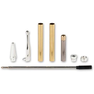 CraftProKits Sovereign Twist Sølvbelagt Kuglepensæt AX951811