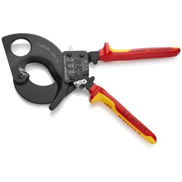 Knipex Kabelsaks (Skraldeprincip) sort lakeret,VDE-godkendt 280 mm KN-9536280