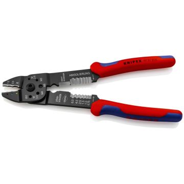 Knipex Crimptang sort lakeret, med flerkomponent-håndtag 230 mm KN-9721215SB