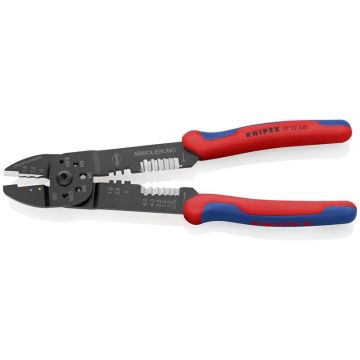 Knipex Crimptang sort lakeret, med flerkomponent-håndtag 240 mm KN-9722240SB