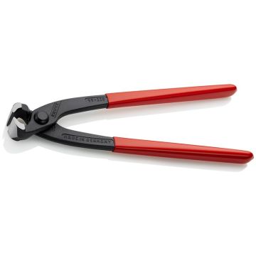 Knipex Bindetang (Rabitz- eller flettetang) sort atramenteret, betrukket med kunststof 220 mm KN-9901220SB