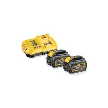 DeWalt 54V XR FLEXVOLT sæt med 2 x 6Ah-batterier og lader DW-DCB118T2-QW