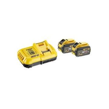 DeWalt 54V XR FLEXVOLT sæt med 2 x 9Ah-batterier og lader DW-DCB118X2-QW