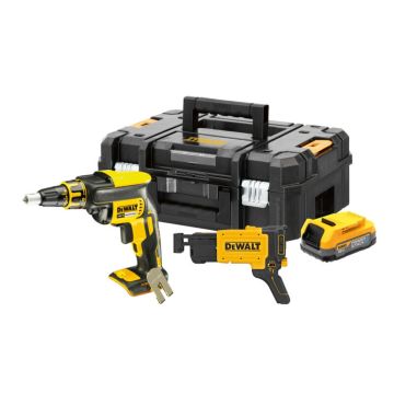 Dewalt gipsskruemaskine 18V 1x powerstack batteri DW-DCF620E1K-XJ