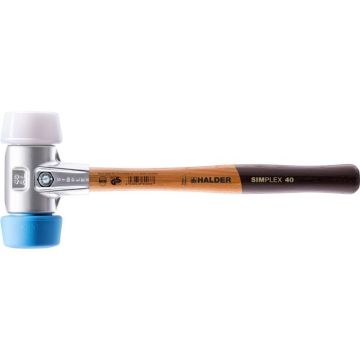 Halder SIMPLEX hammer 3117 Ø50-40 (overdimensioneret Ø50 i Ø40 hus) blød + mellemhård 3117.051