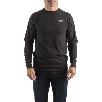 Milwaukee Langærmet T-shirt hybrid – sort – S 4932492983