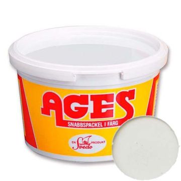 Ages spartelmasse nr.201 Hvid 400g 54A2011