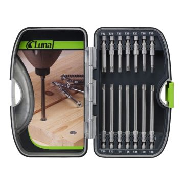 Luna bitssæt torx med 14 dele 212750103