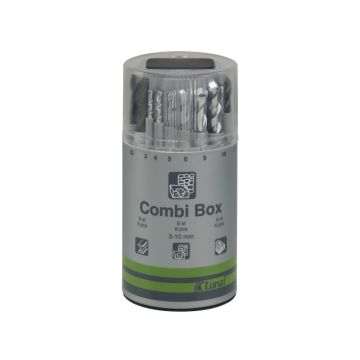 Luna borsæt 3-10 mm kombi-box 18 dele 208730101